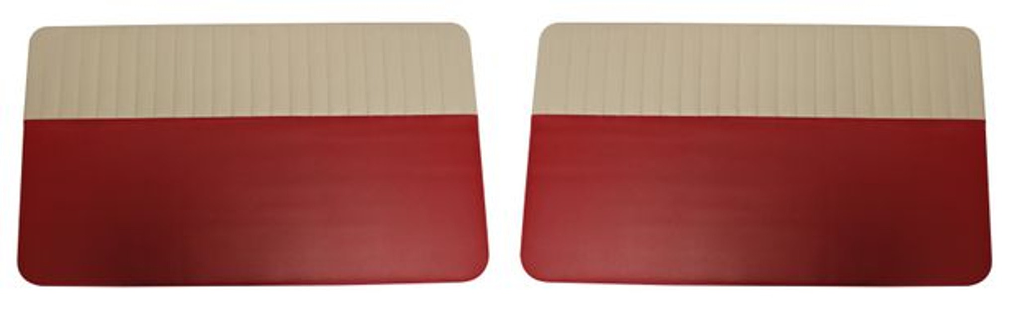 Dørpanel US rød/beige