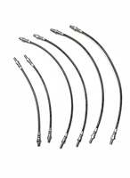 Bremseslangssett metallomspunnet