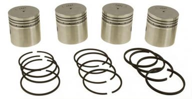 Stempelsett med ringer B4B standard for Volvo PV444, Duett