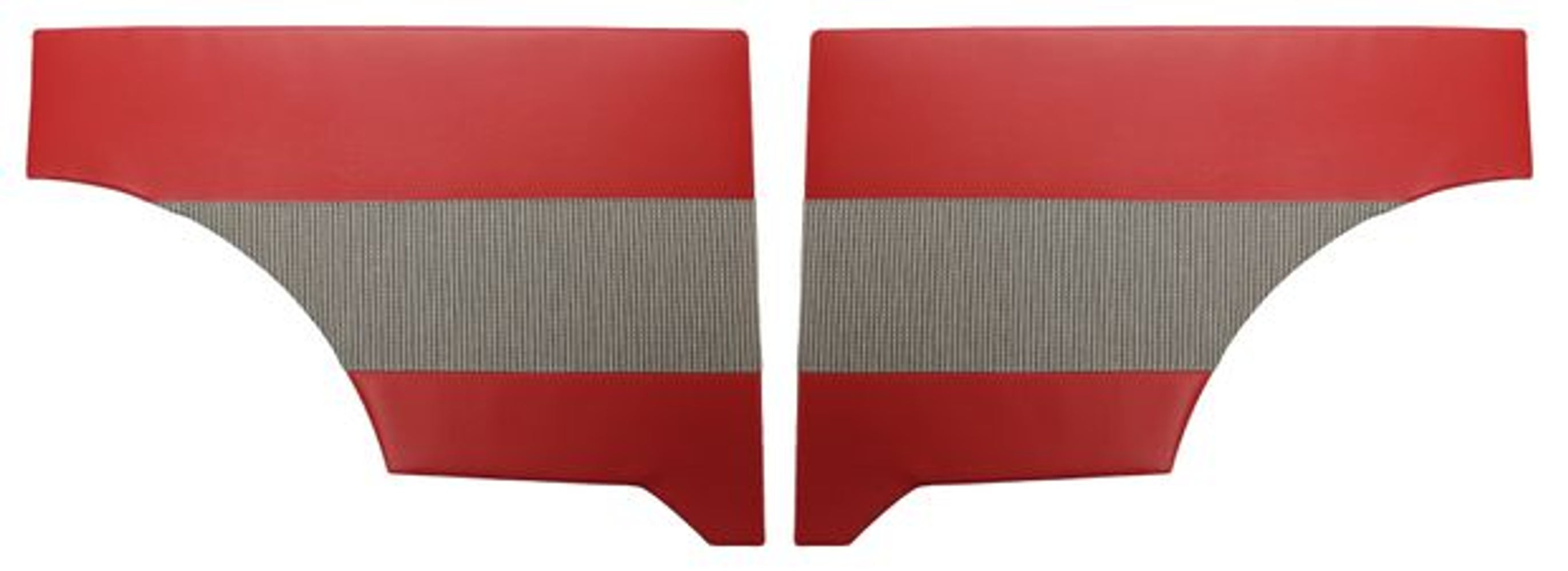 Paneler bakside for Volvo Duett 1958-62 rød/grå