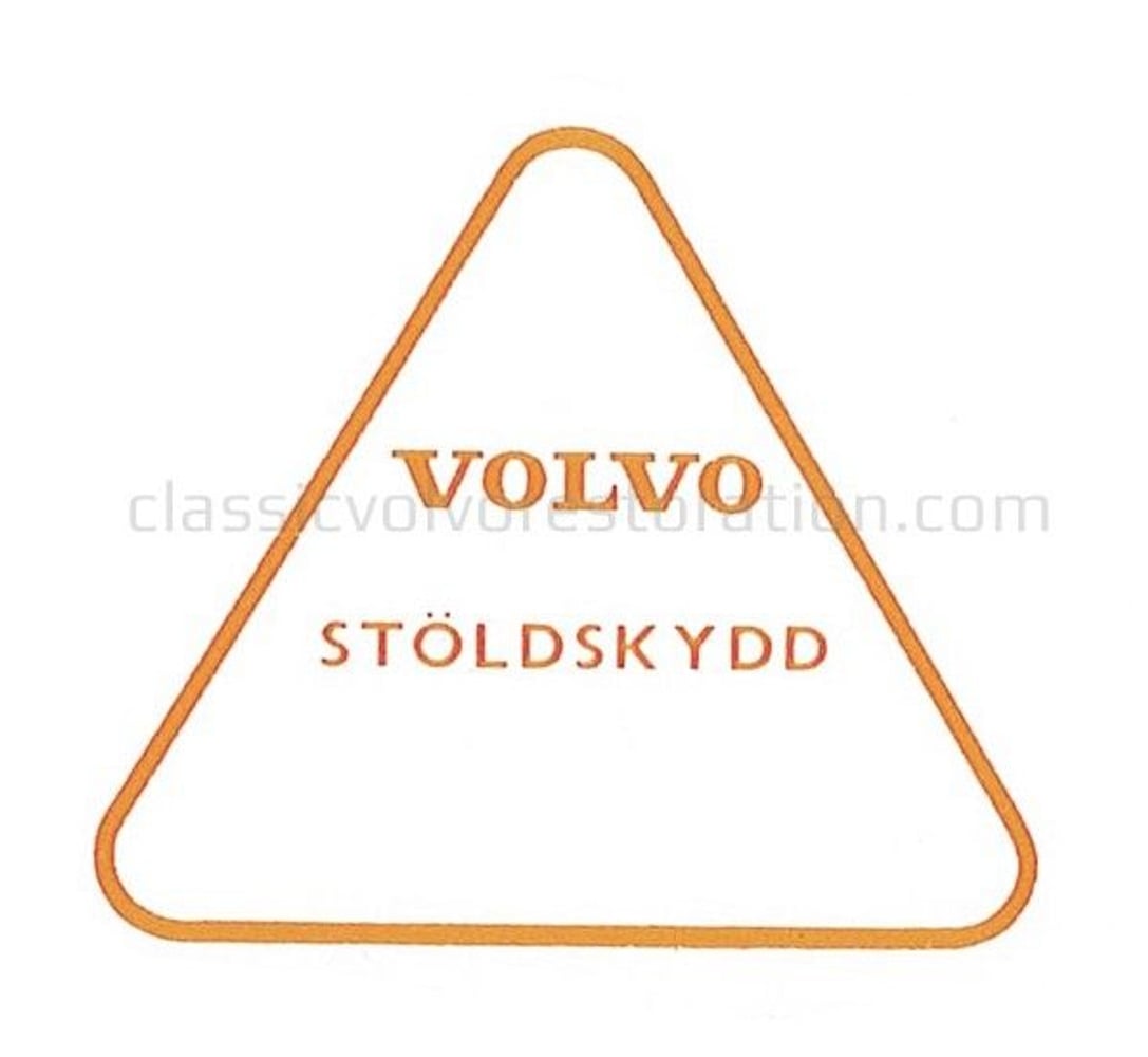 Tyverisikringsklistremerke — bild 2 av 2
