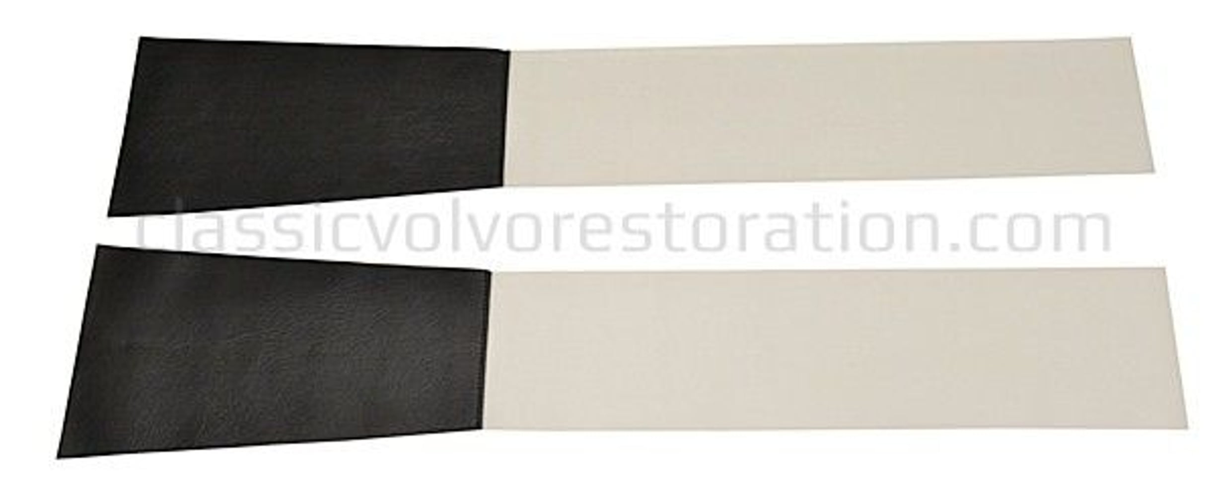 Polstring B-stolpe til Volvo Amazon 1958-60 beige/svart — bild 2 av 2