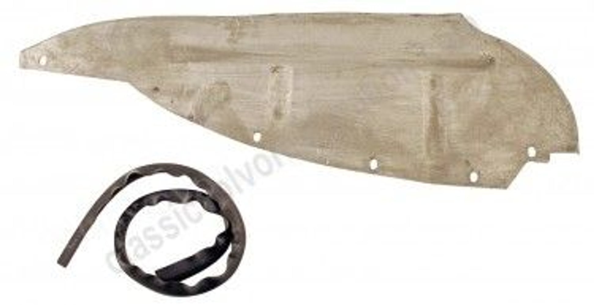 Støtfanger venstre m/list