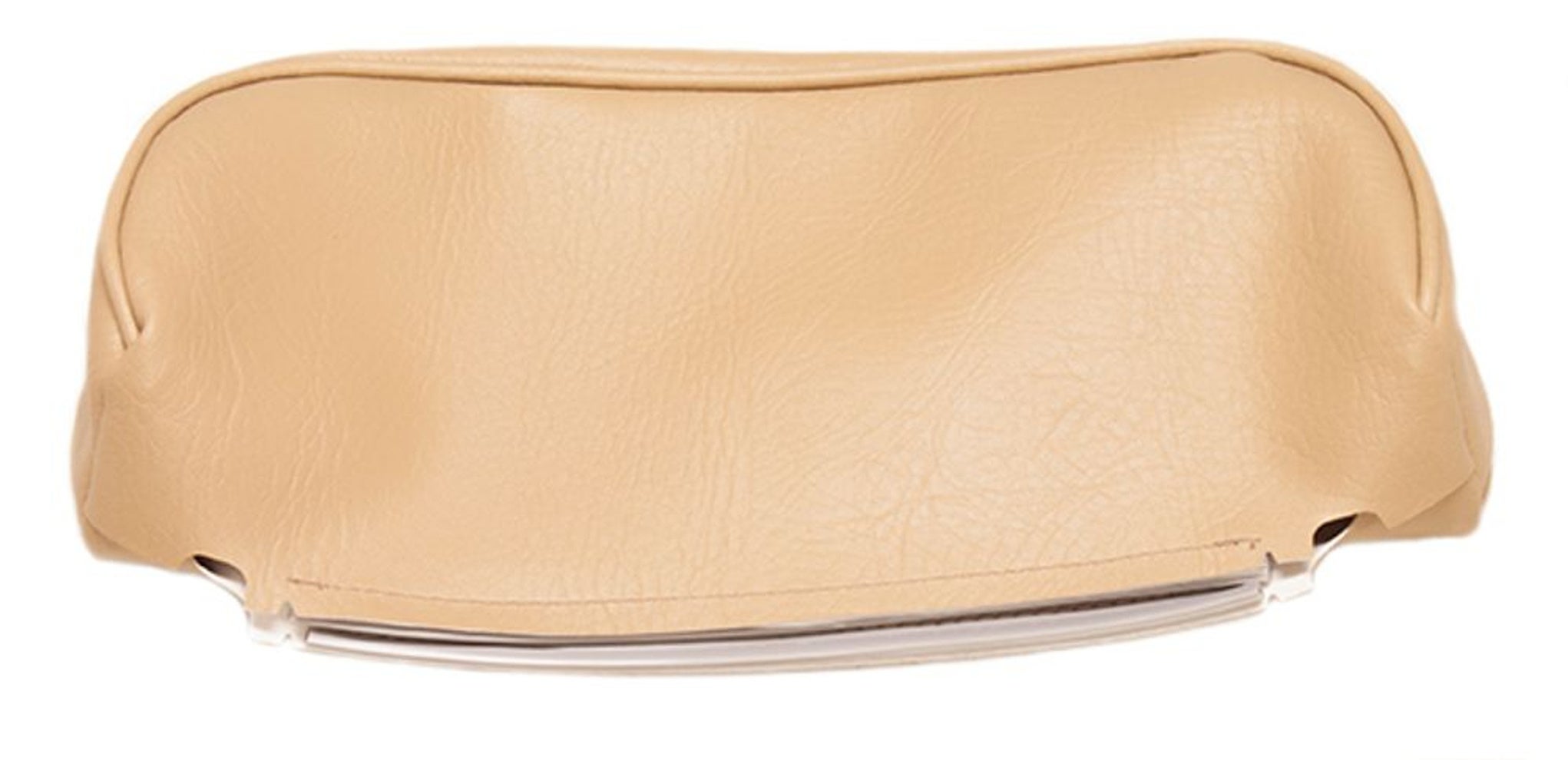 Trekk nakkestøtte lær beige/brun