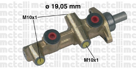 Bremsesylinder for Volvo 740, 760, 940, 960 med ABS 1982-91 — bild 2 av 3
