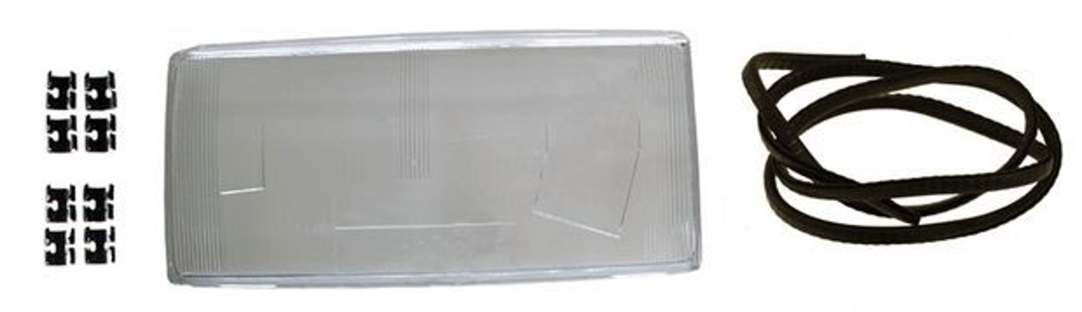 Glassfrontlykt til Volvo 740, 760, 1982-89, venstre