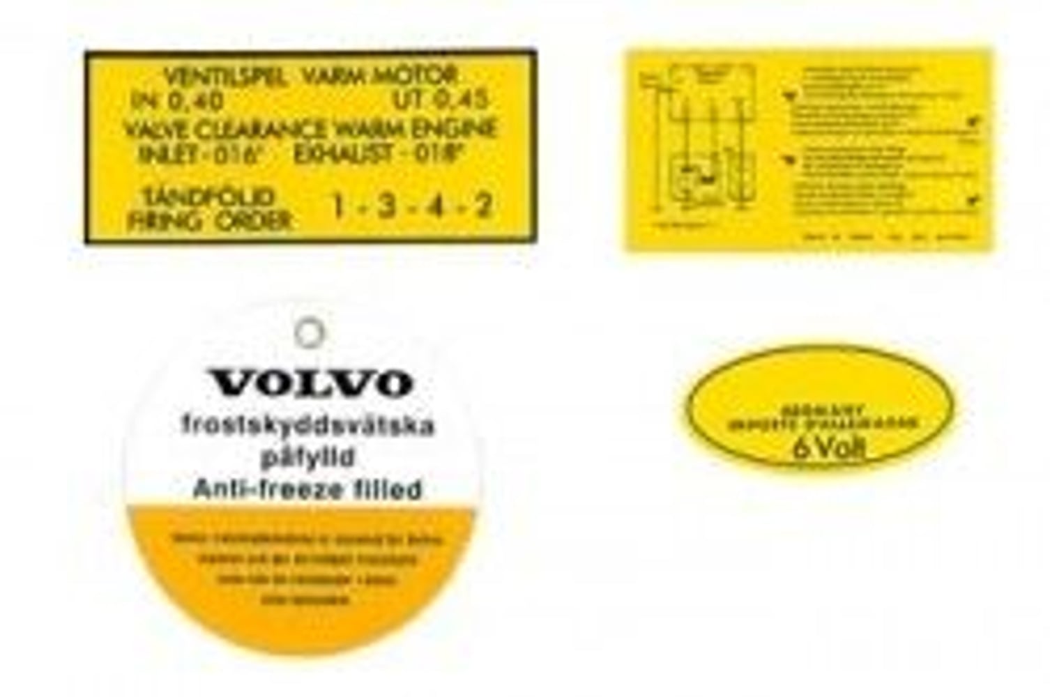 Dekalsett til Volvo B16A — bild 1 av 2