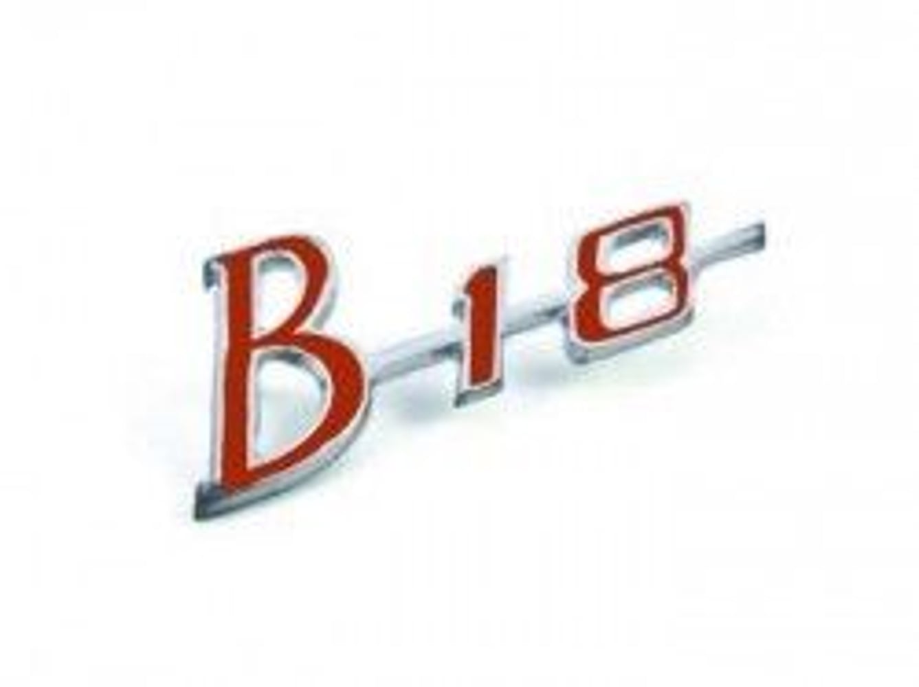 Emblem "Volvo B18" bagasje