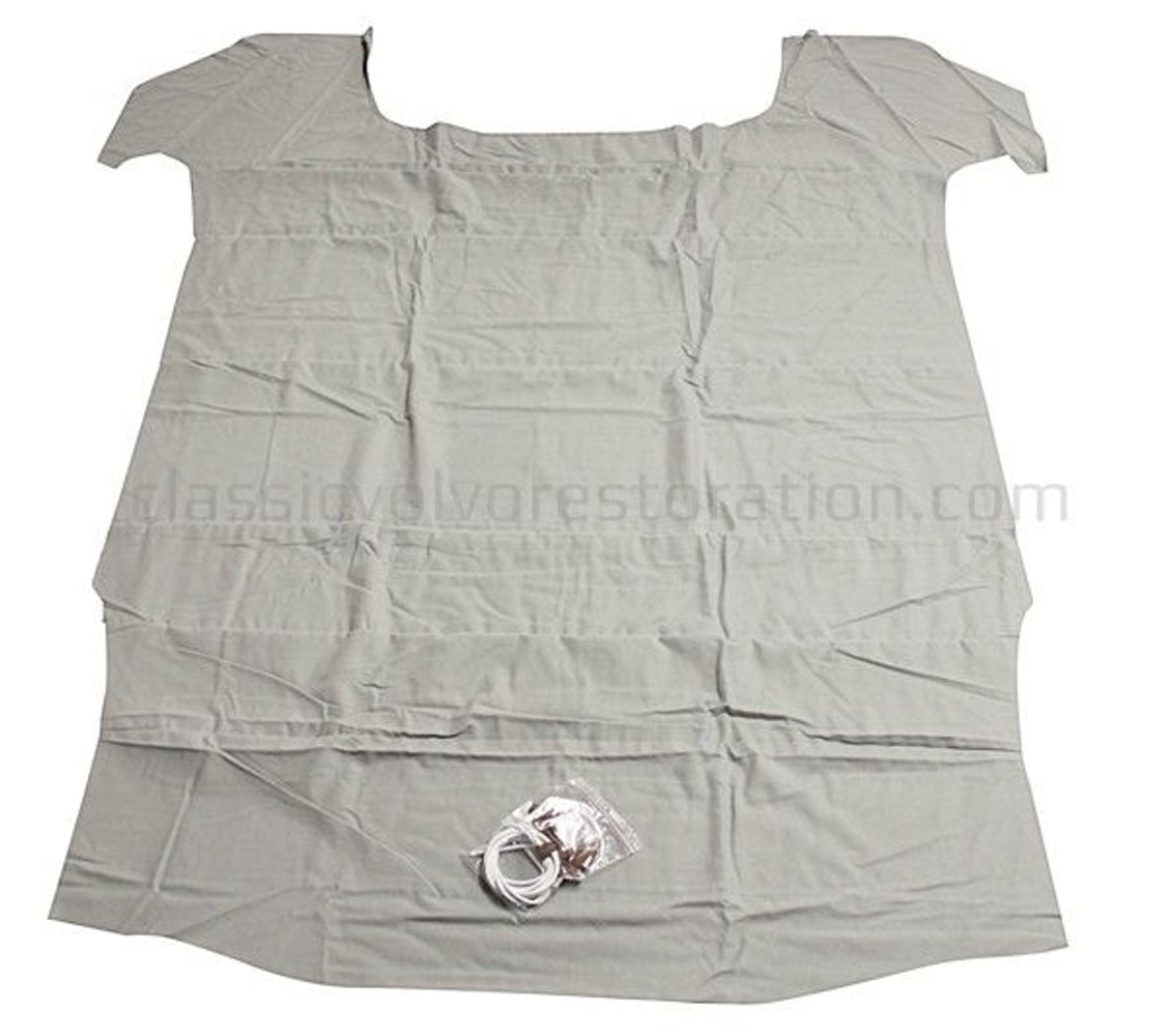 Takhimling flosset grått stoff