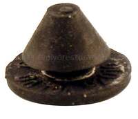 Gummiknapp hatthylle