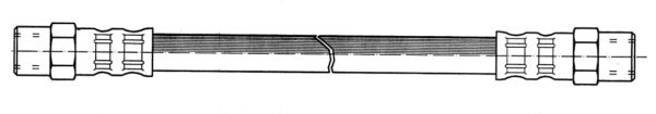 Bremsslange foran til Volvo 240, 245, 260, 262, 265, 740, 760, 780, 940, 960, S90, V90, V90 1979-99 — bild 2 av 2