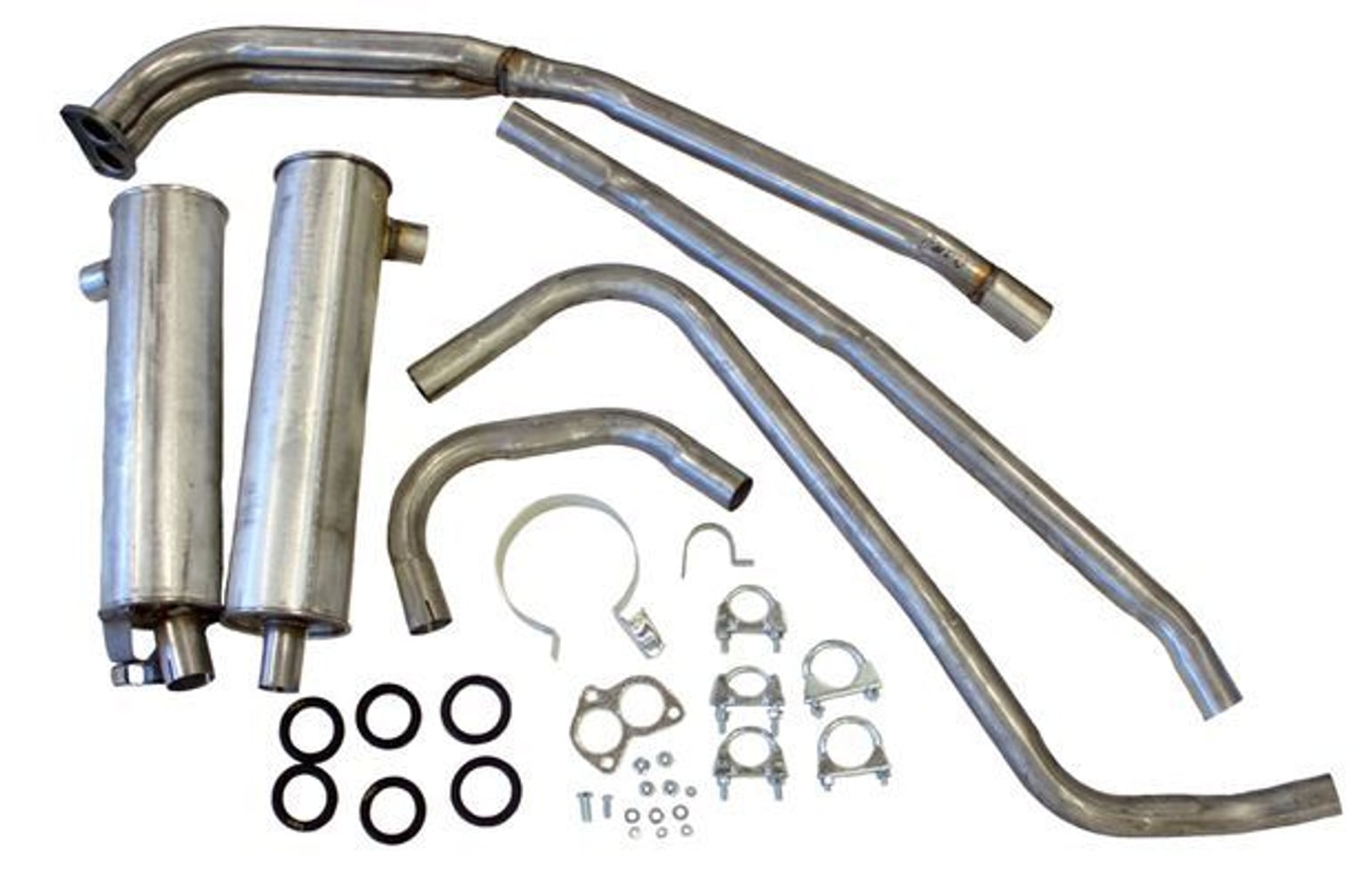 Eksosanlegg for Volvo 140, 1967-73, B18A, B18B, B18D, B20A, B20B, B20D