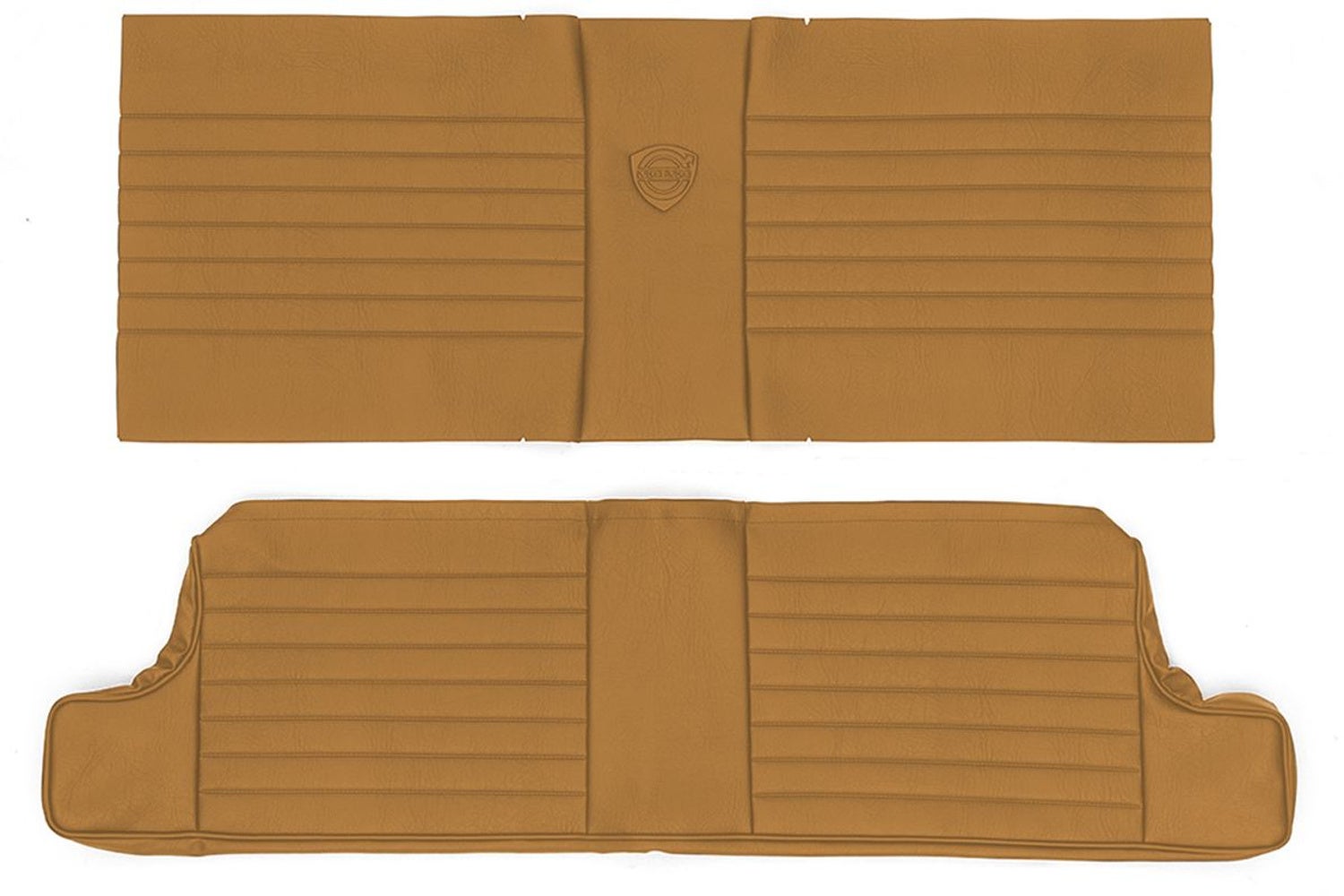 Trekk baksete gullmetallisk