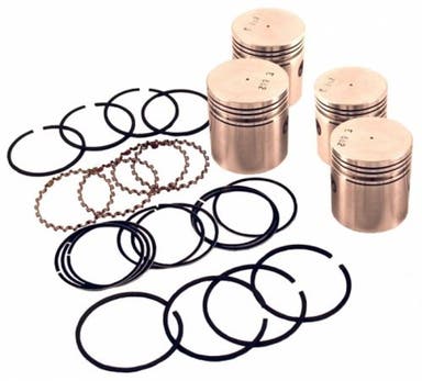 Stempelsett med ringer B16 0,040" for Volvo PV544, Duett, Amazon, Amazon Kombi