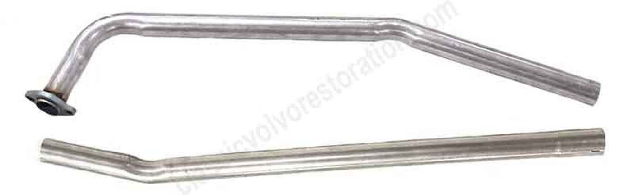 Eksosrør fremre 2-delt