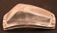 Blinklysglass til Volvo Amazon 1957-61, hvit, høyre — bild 1 av 2