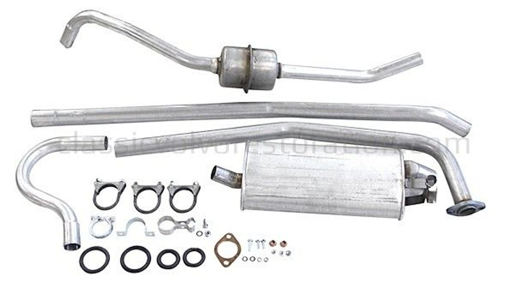 Eksosanlegg for Volvo Amazon Kombi, 1962-66, B18 — bild 2 av 3