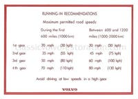 Dekal innkjøring for Volvo Amazon, 140 — bild 2 av 2