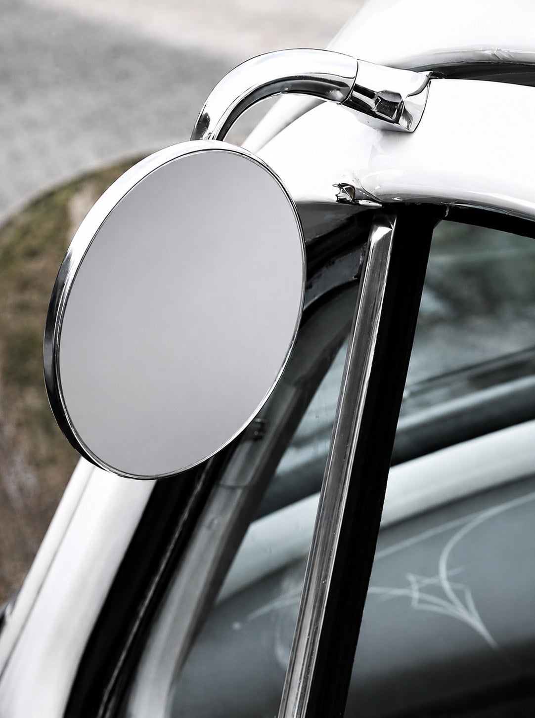 Sidespeil til dør – Peep Mirror 4" – Volvo PV 444, 544