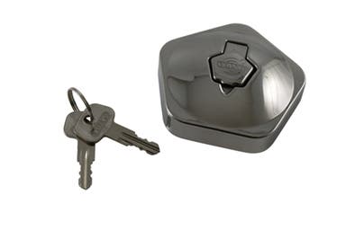 Låsbart tanklokk for Volvo PV, Amazon, Volvo-logo