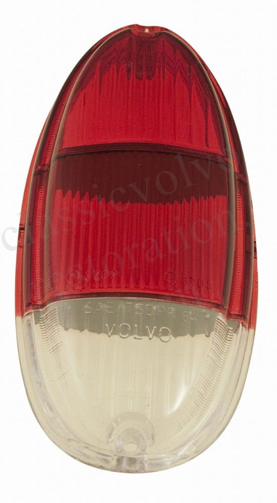 Baklysglass til Volvo Amazon 1963-, USA, rød/rød/hvit