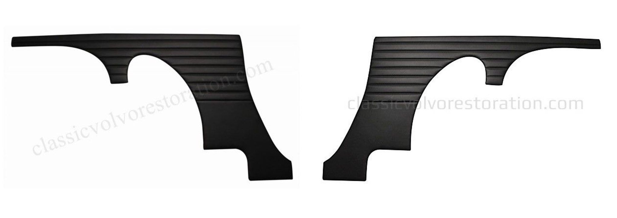 Panel bakre side svart