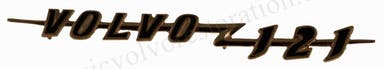 Emblem "Volvo 121" for Volvo Amazon