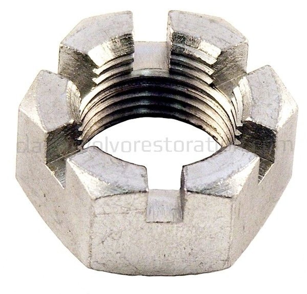 Kronmutter bakaksel/bremsetrommel