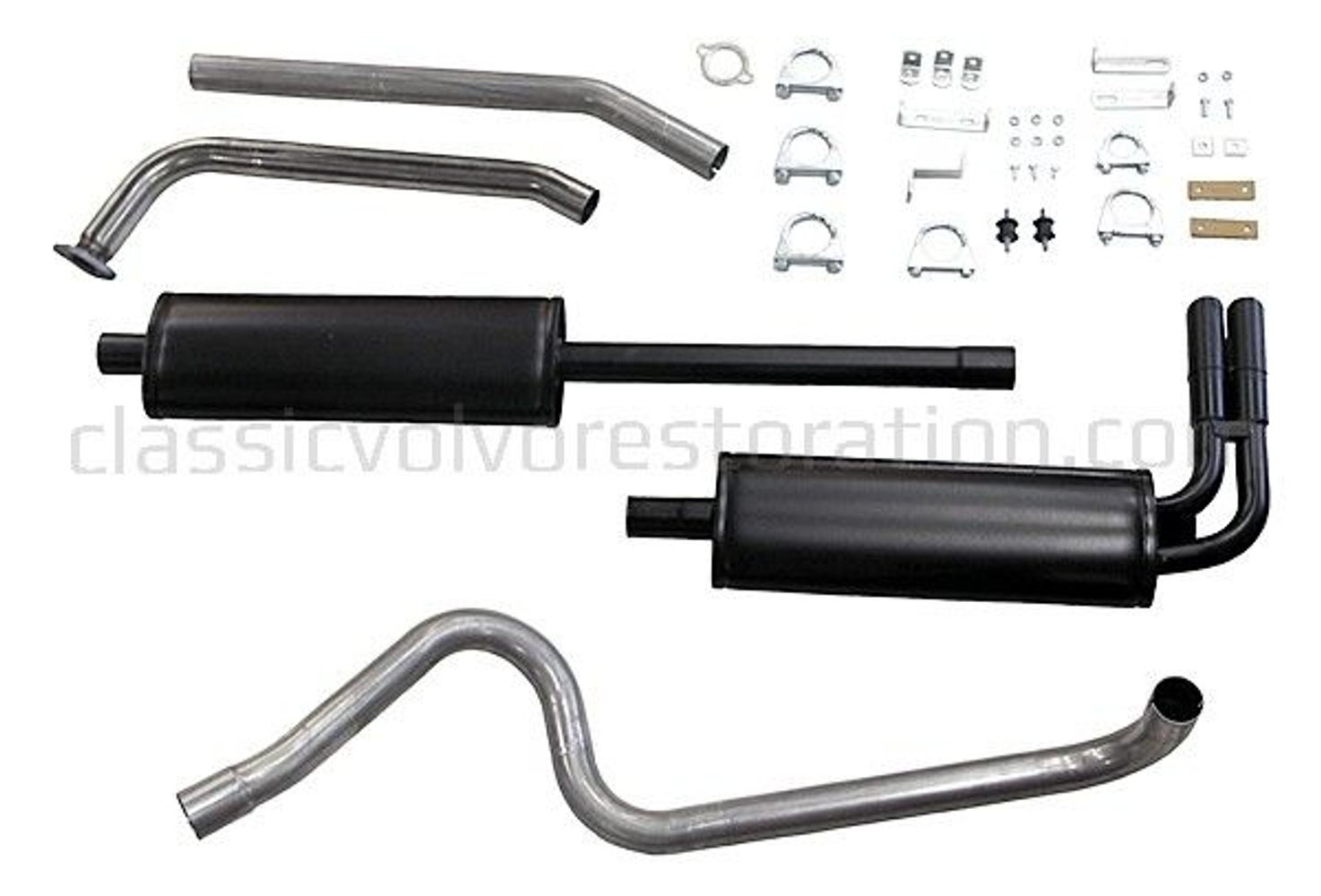 Eksosanlegg for Volvo PV544, 1961-65, B18, 2" sport