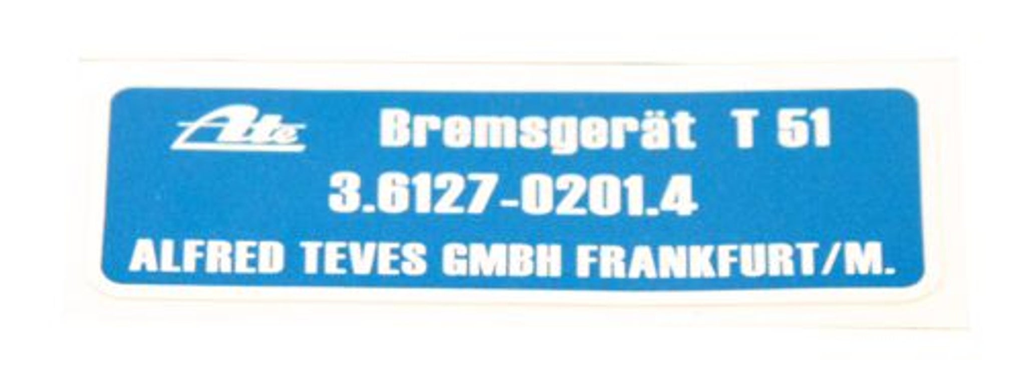 Dekal ATE bremsesystem