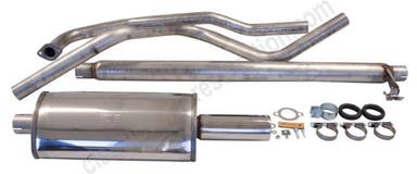 Eksosanlegg for Volvo Amazon, 1962–66, 2" sport, rustfritt stål