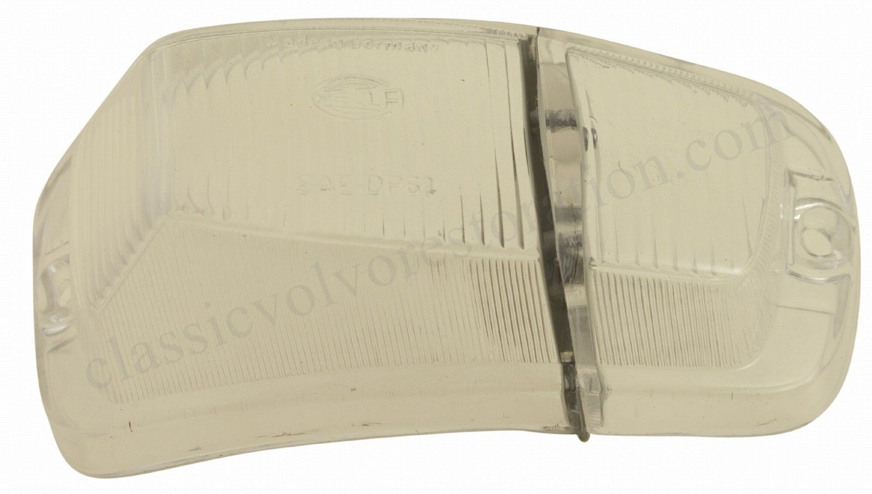 Blinklyseglass hvit/hvit høyre