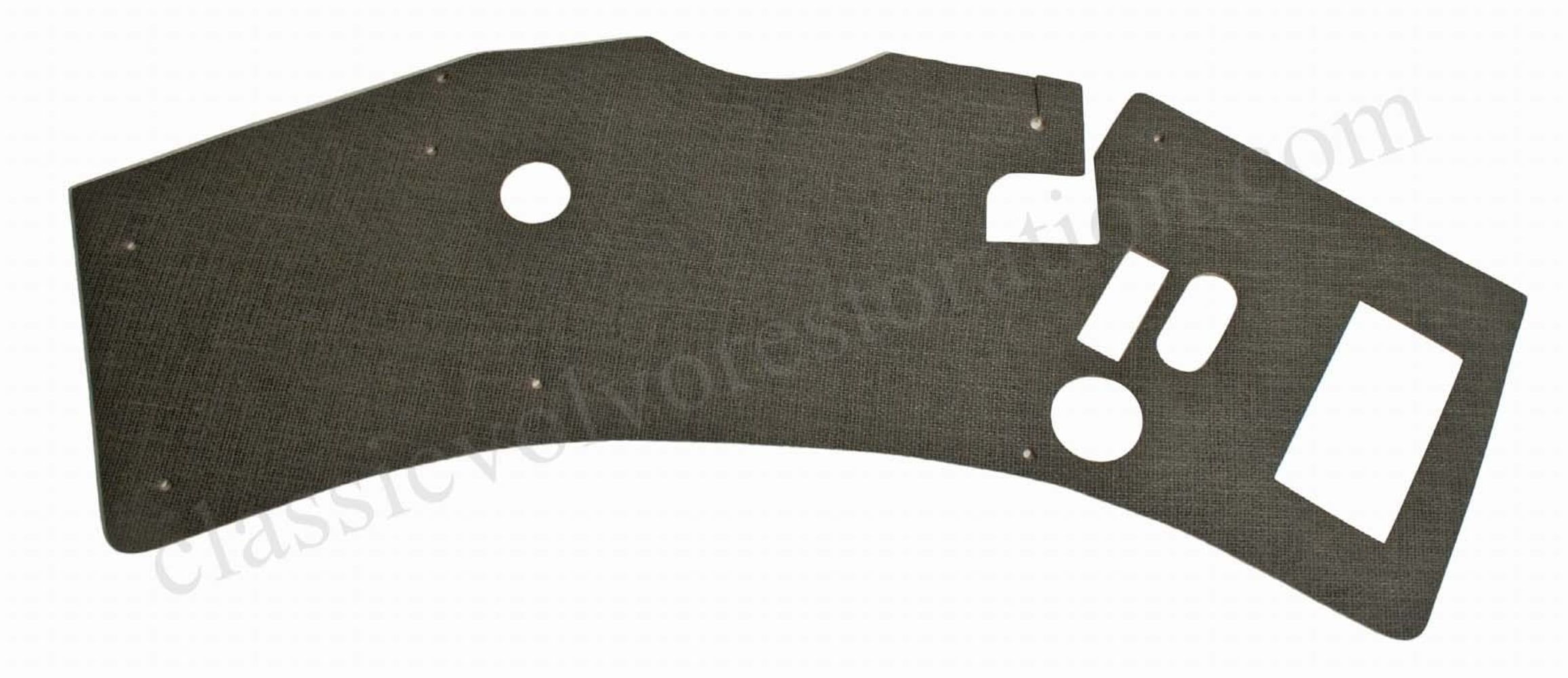 Teppetorpedo for Volvo PV544, Duett 1962-64 grå