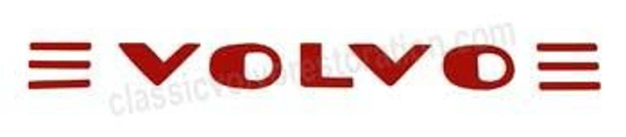 Dekal Volvo-tekst navkapsel