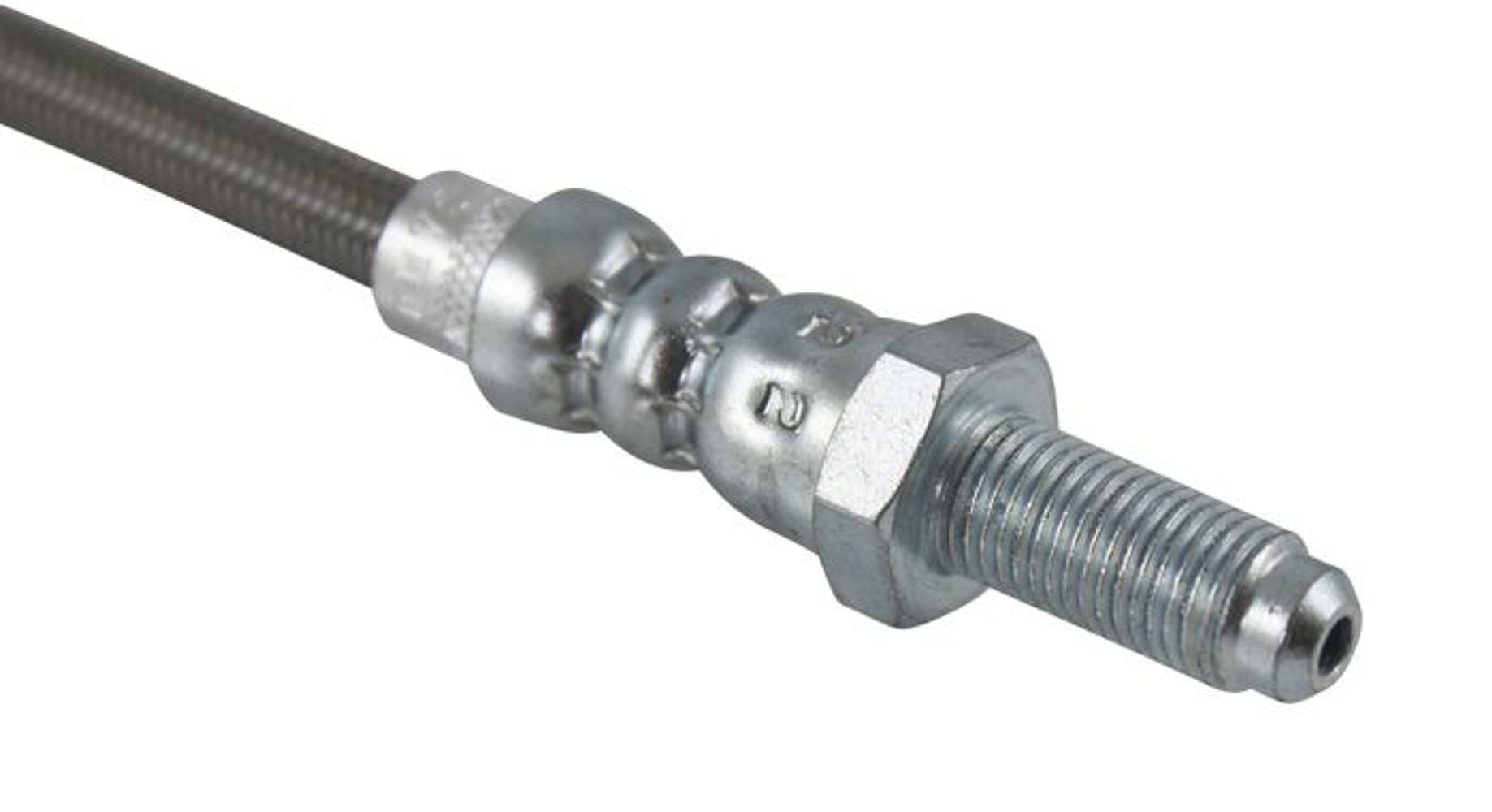 Bremsslange foran til Volvo 1800 -68, stålflettet — bild 2 av 2