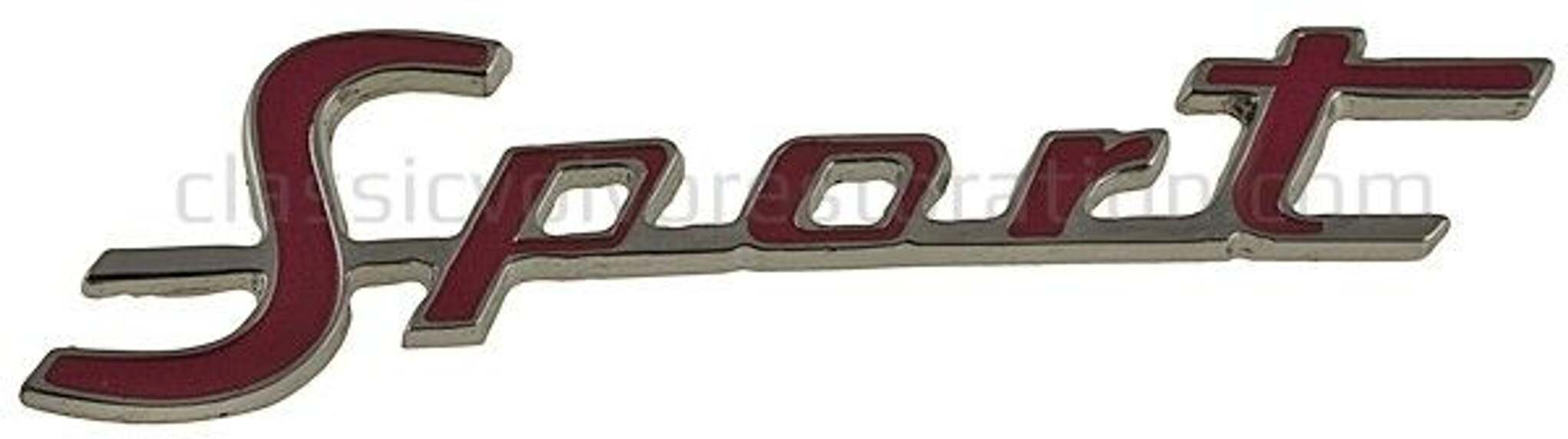 Emblem "Sport" (skrivstil)