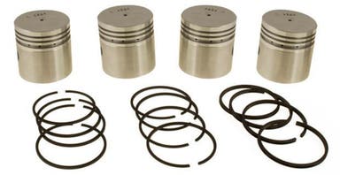 Stempelsett med ringer for Volvo B4B, 0,030"