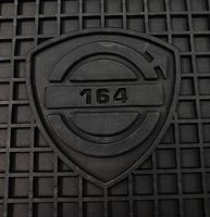 Mattesett tilbehør svart gummi