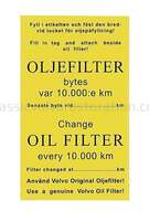 Dekal service oljefilter