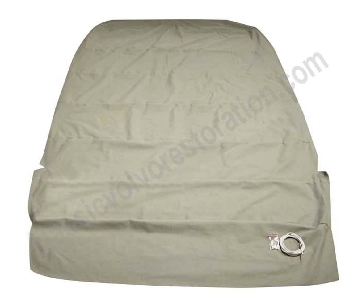 Taktrekk flosset grått stoff