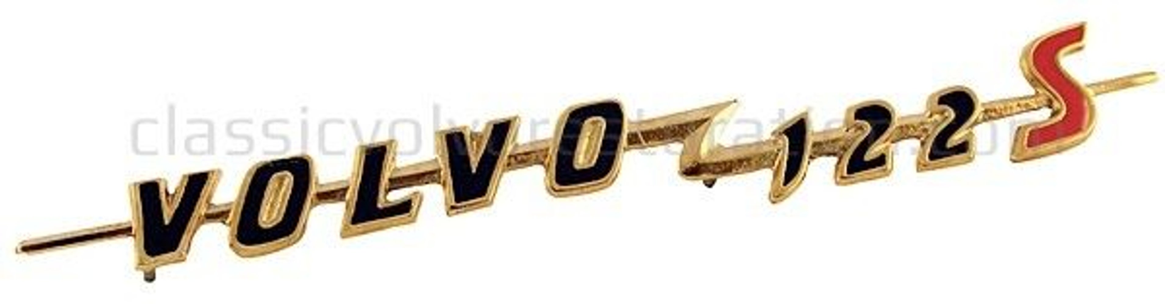 Emblem "Volvo 122S" for Volvo Amazon — bild 2 av 2