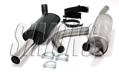 Eksosanlegg for Volvo 760, 2,5" Turbo Multilink