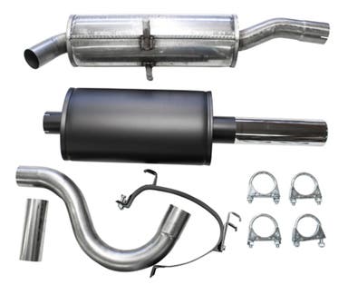 Eksosanlegg 2,5" Turbo for Volvo 740, 760, 940, 1985-
