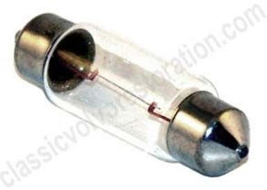 Lyspære 12V 10W 40x11mm S8