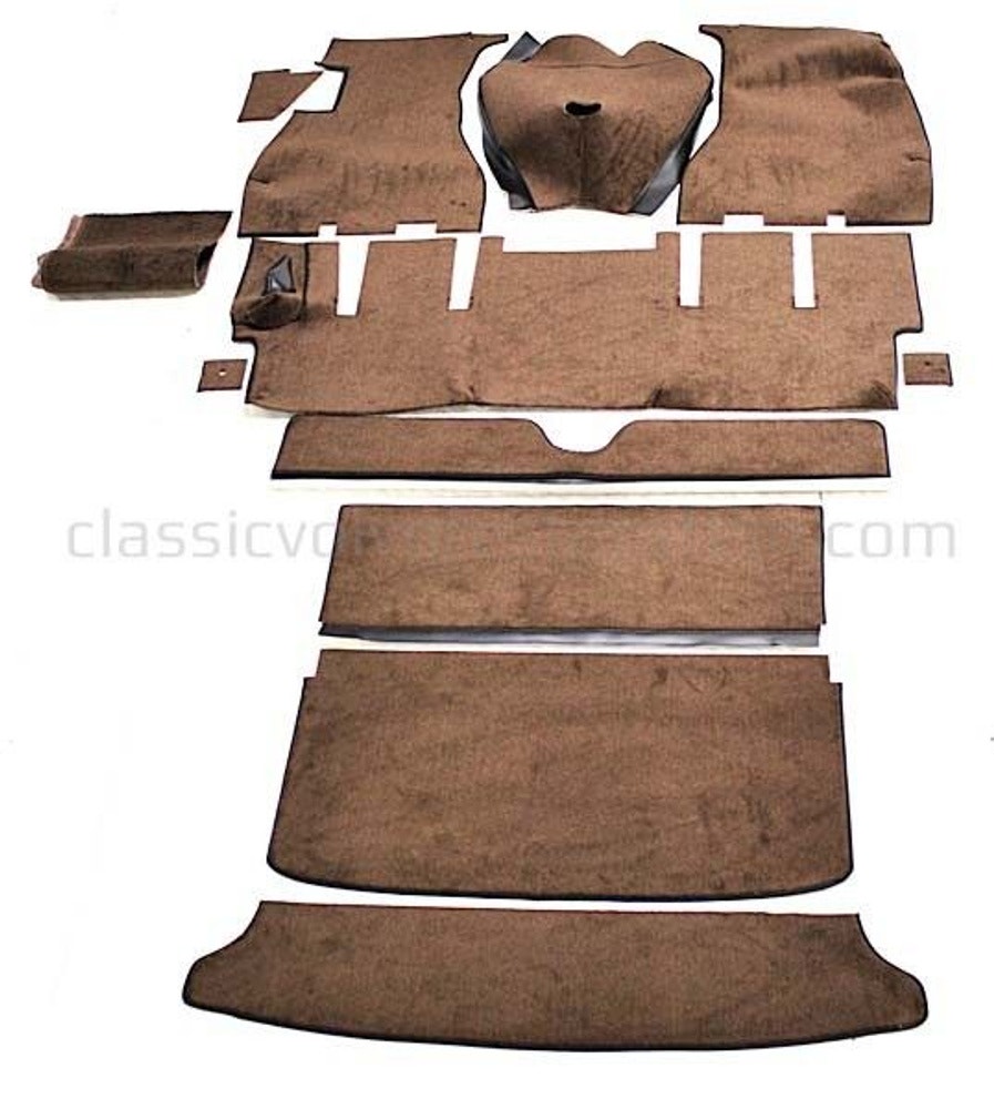 Mattesett brun/svart