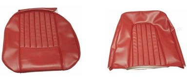 Forsetetrekk til Volvo 1800 1961-62 rød (vinyl)