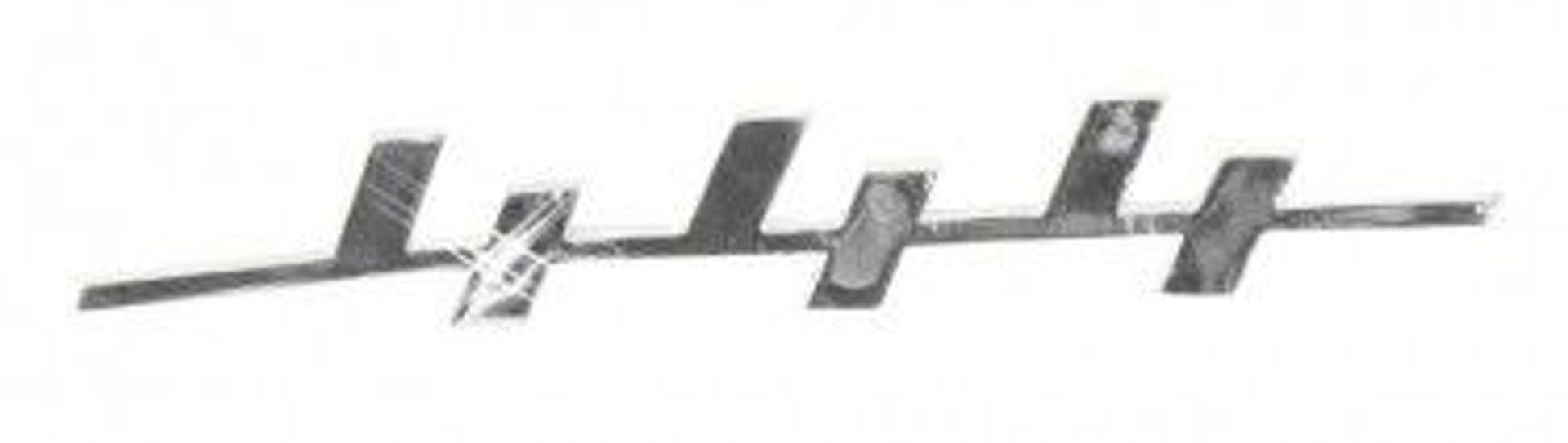 Emblem 444 (tekst) for Volvo PV444 — bild 1 av 2