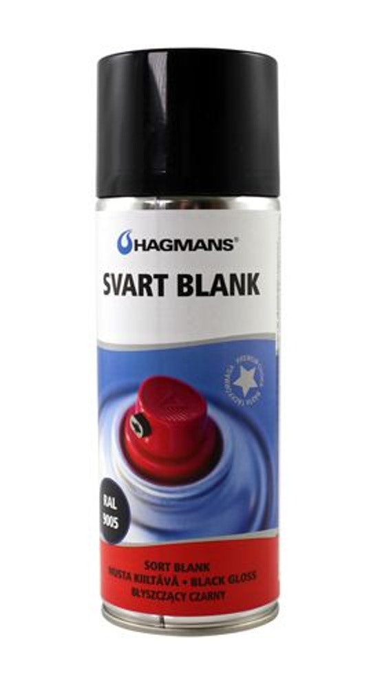 Lakk svart blank 400 ml spray