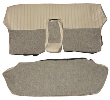 Baksetetrekk til Volvo Amazon 4d 1959-60 grå/beige