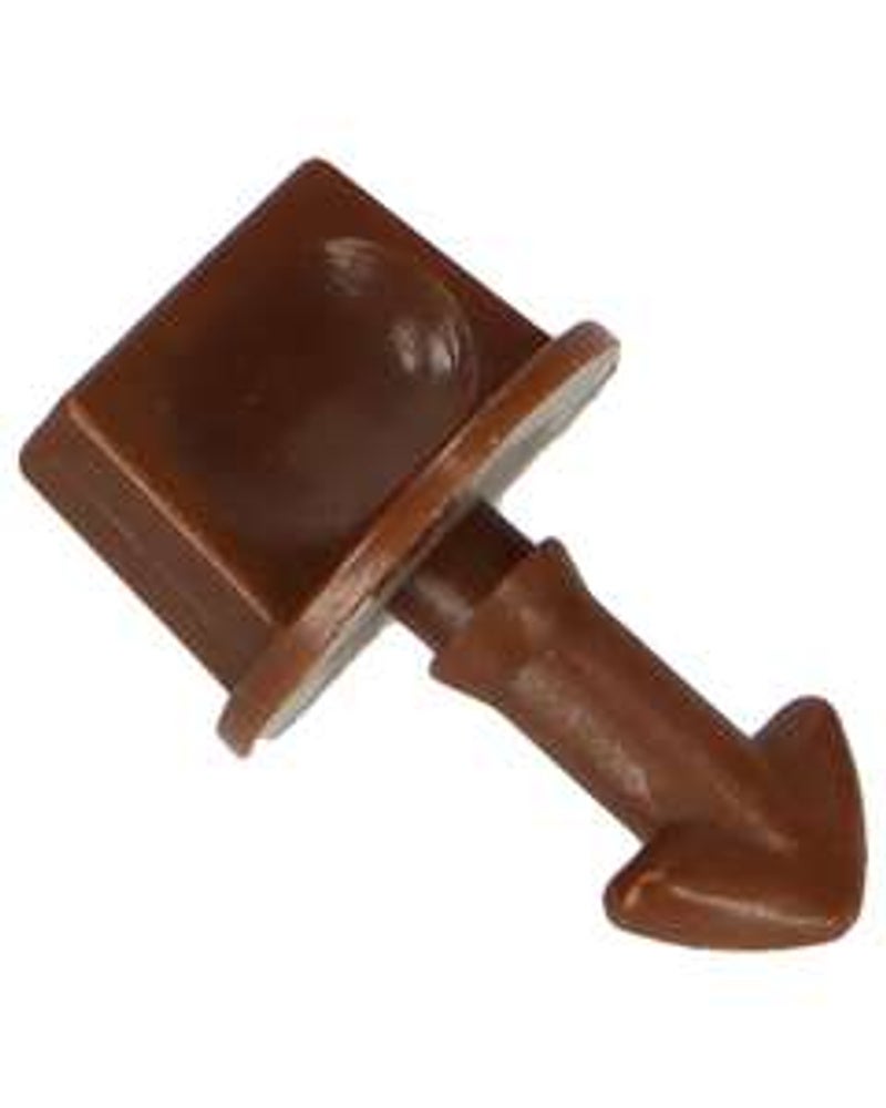 Clips låseklips sikringslokk brun